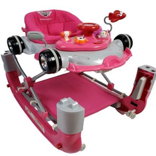 Baby walker pink car online