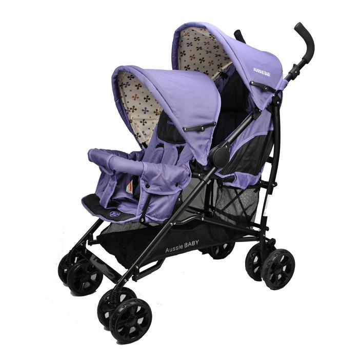 Purple double stroller best sale