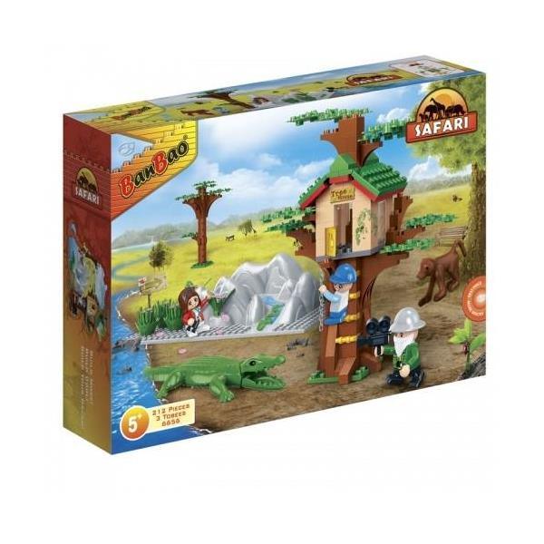 BanBao Safari - Animal Ground Tree House 6656 - Aussie Baby