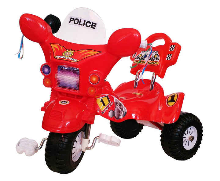 Kids Police Tricycle - Red - Aussie Baby