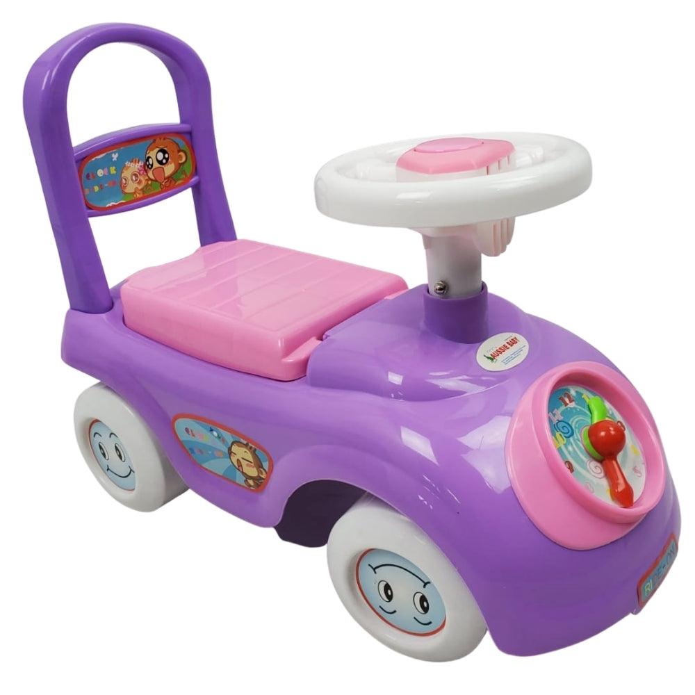 Tick Tock Clock Ride On - Purple – Aussie Baby