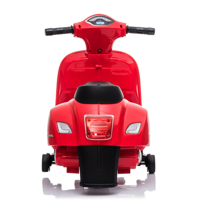 Vespa Licensed Mini 6V Electric Ride On Bike - Red - Aussie Baby