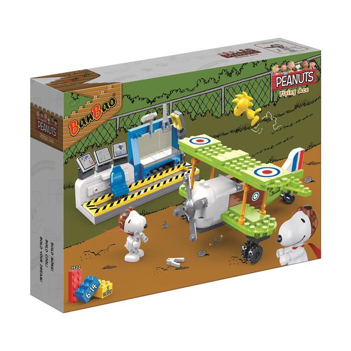 BanBao Peanuts - Snoopy's Aircraft Base 7522 - Aussie Baby