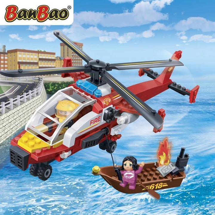 BanBao Fire and Rescue - Fire Air Rescue 7107 - Aussie Baby