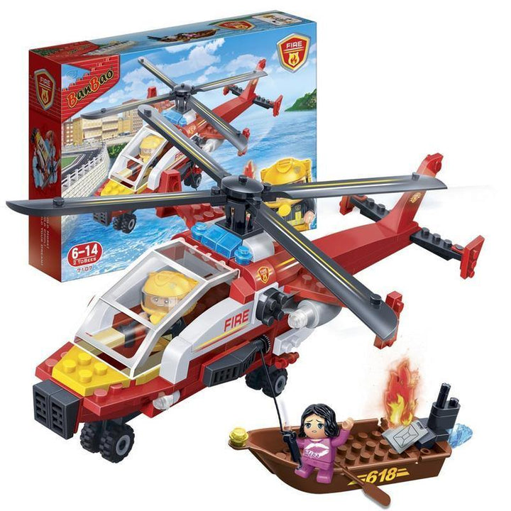 BanBao Fire and Rescue - Fire Air Rescue 7107 - Aussie Baby