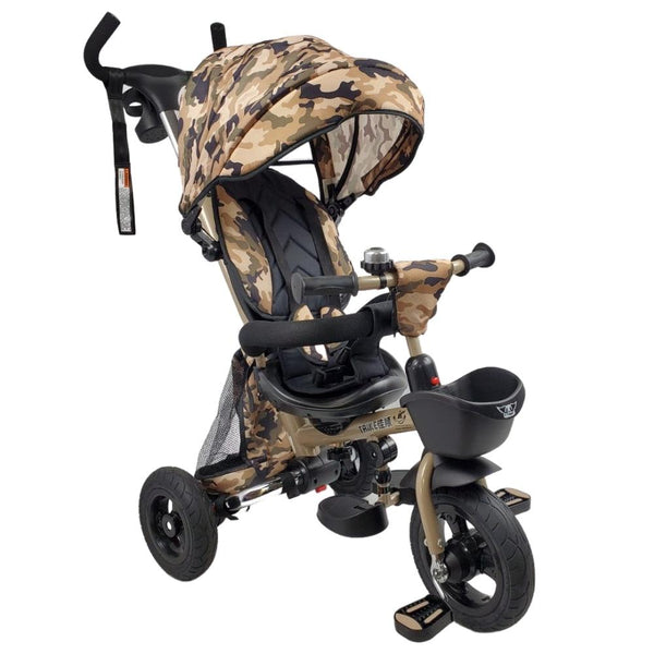 Deluxe Foldable Trike with Parent Control - Army - Aussie Baby