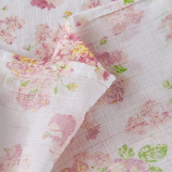 Big Softies Pre-Washed 2 pack Muslin Wraps - Floral - Aussie Baby