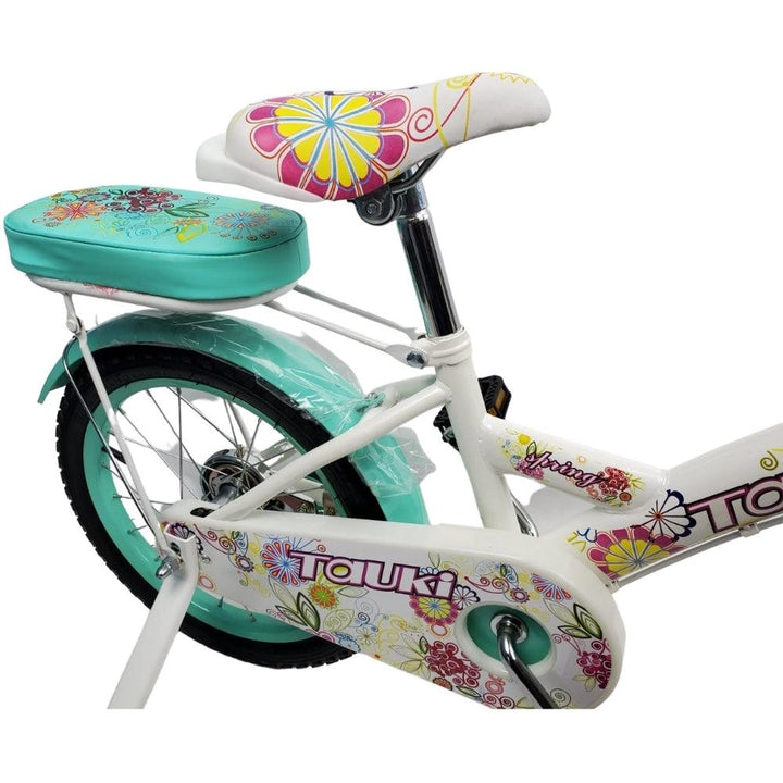 Supermax Kids Floral 12 Inch Bike - Aquamarine - Aussie Baby