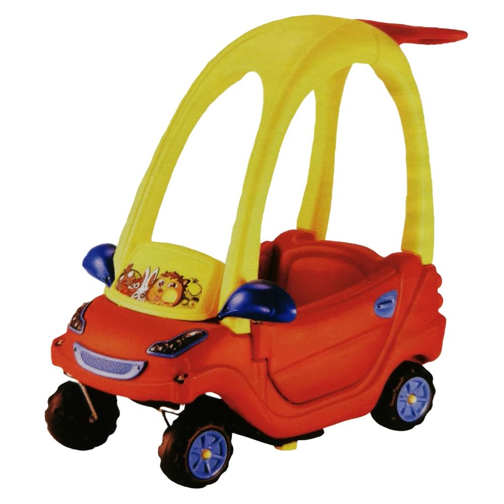 Little tikes red store and yellow car