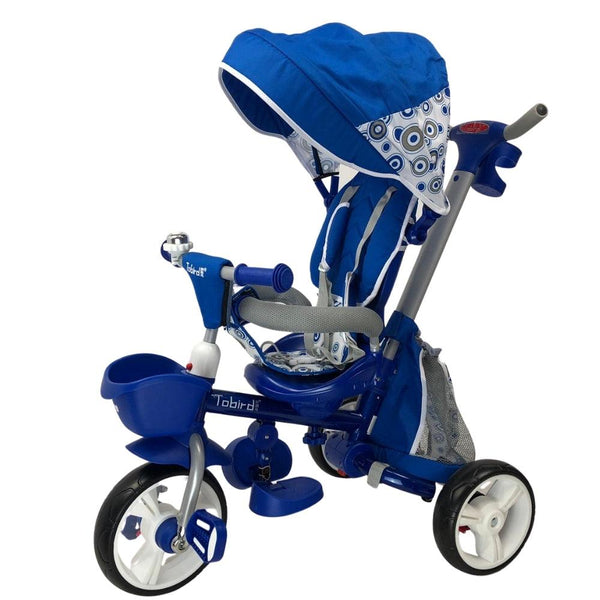 Deluxe Foldable Trike with Parent Control - Sky Blue - Aussie Baby