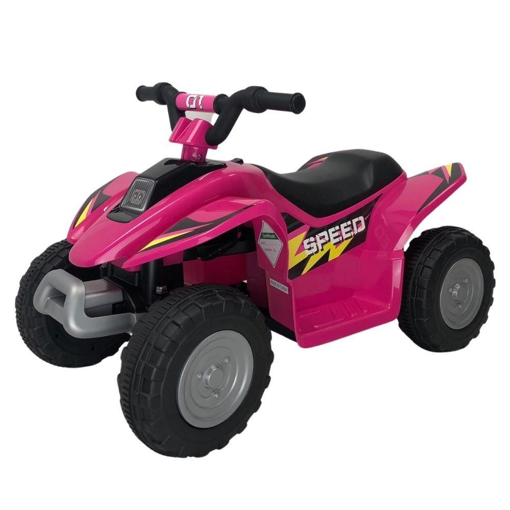 6V Kids Electric Ride On ATV Quad Bike 4 Wheeler Toy Car - Pink ...