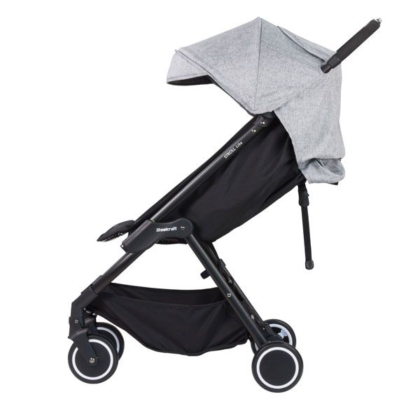 Steelcraft Stroll Lite Stroller Grey Melange Aussie Baby